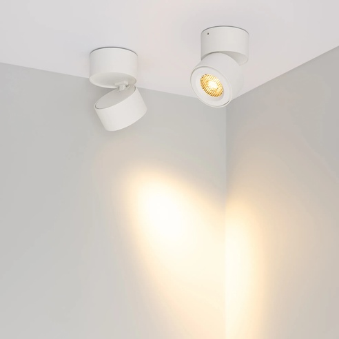 Светильник SP-POINT-SURFACE-R85-12W Warm3200-MIX (WH, 36 deg, 230V) (Arlight, IP20 Металл, 5 лет)