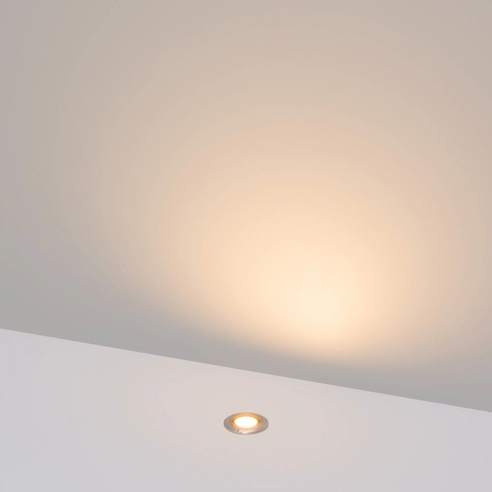 Светильник ART-PELURU-GROUND-R23-1W Warm2700 (SL, 100 deg, 24V) (Arlight, IP67 Металл, 3 года)