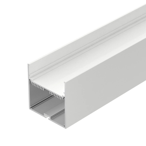 Профиль с экраном SL-LINE-7477-2500 WHITE+OPAL (Arlight, Алюминий)