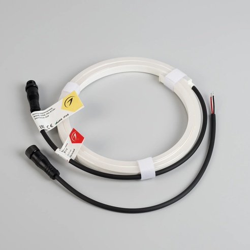 Лента герметичная WAVE-SIDE-PU-A120-06x12mm 24V Warm2700 (8 W/m, IP68, 1m, wire x1) (Arlight, Вывод боковой, 3 года)