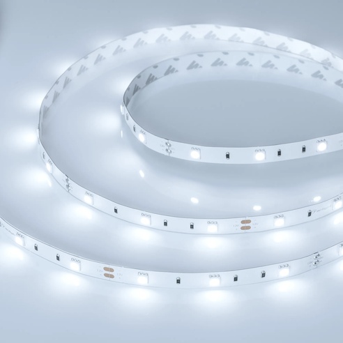 Лента светодиодная RT 2-5000 12V Cool 8K (5060, 150 LED, LUX) (Arlight, 7.2 Вт/м, IP20)