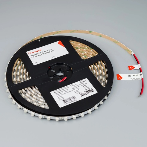 Лента светодиодная FLT-B70-8mm 24V Day4000 (15.5 W/m, IP20, 45deg, 5m) (Arlight, Открытый)