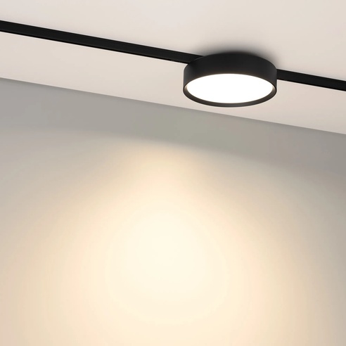 Светильник MAG-MICROCOSM-RONDO-R150-15W Warm3000 (BK, 90 deg, 24V) (Arlight, IP20 Металл, 5 лет)