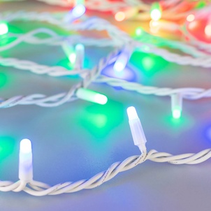 Светодиодная гирлянда ARD-STRING-PRO-10000-WHITE-100LED-MILK-LIVE RGB-DMX (24V, 10W) (Ardecoled, IP65)