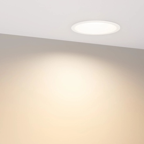 Светильник MS-BREEZE-BUILT-R104-12W Warm3000 (WH, 90 deg, 230V) (Arlight, IP20 Металл, 5 лет)