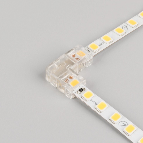 Коннектор угловой FIX-MONO-5mm-2pin-STS (Arlight, Прозрачный)