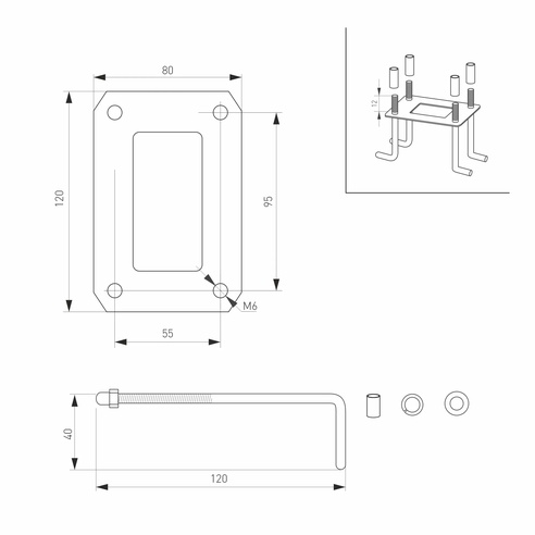 Светильник LGD-TENT-BOLL-H900-9W Warm3000 (GR, 110 deg, 230V) (Arlight, IP65 Металл, 3 года)
