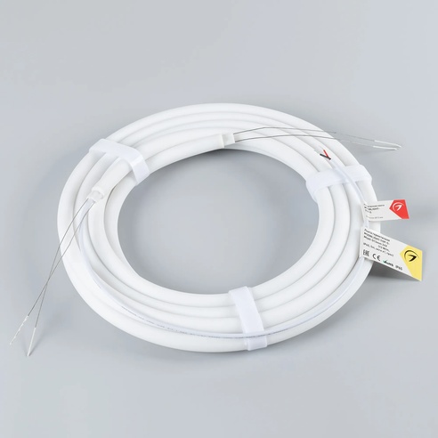 Лента светодиодная герметичная MOONLIGHT-TOP-S-M560-D13mm 24V Warm2300 (13 W/m, IP65, 5m, wire x1, трос) (Arlight, Вывод прямой, 3 года)