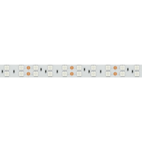 Лента светодиодная RT 2-5000 24V Yellow 2x2 (5060, 600 LED, LUX) (Arlight, 28.8 Вт/м, IP20)