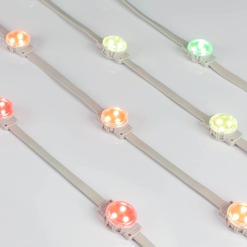 Модуль управляемый DMX-F3-D30 12V RGB (0.75W, IP68, 120 deg) (Arlight, Пластик, 3 года)