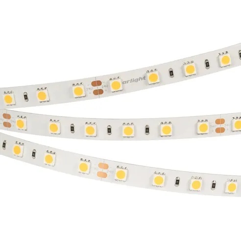 Лента светодиодная RT-B60-10mm 24V Day4000 (14.4 W/m, IP20, 5m) (Arlight, Открытый)