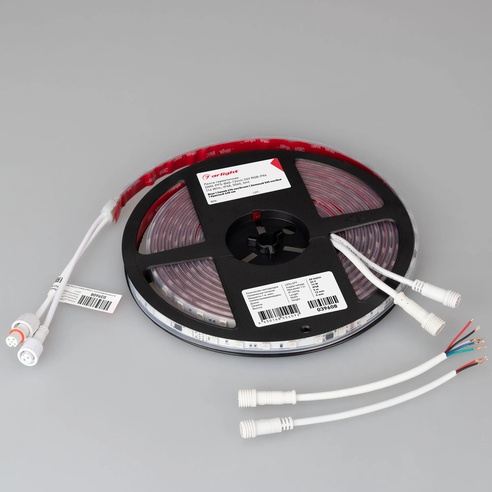 Лента светодиодная герметичная DMX-PFS-B60-12mm 24V RGB-PX6 (14 W/m, IP68, 5060, 5m) (Arlight, -)