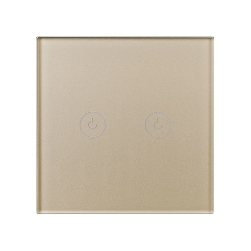Выключатель сенсорный SWT-OMALI-S02-ZB-GD (250V, 10A, Zigbee) (Arlight, Стекло)