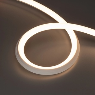 Лента светодиодная герметичная MOONLIGHT-3D-A168-15x15mm 24V Warm3000 (7.2 W/m, IP67, 2835, 5m, Wire x1) (Arlight, Силикон)