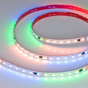 Лента светодиодная SPI-BA120-12mm 24V RGBW-White-PX6-BPT (16 W/m, IP20, 5060/2835, 5m) (Arlight, бегущий огонь)