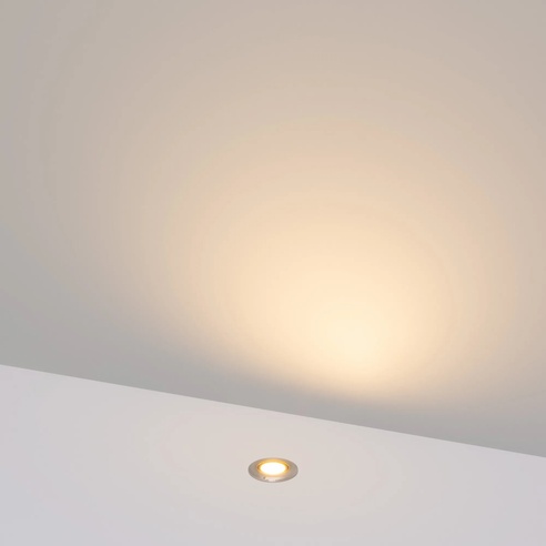 Светильник ART-PELURU-GROUND-R23-1W Warm3000 (SL, 100 deg, 24V) (Arlight, IP67 Металл, 3 года)