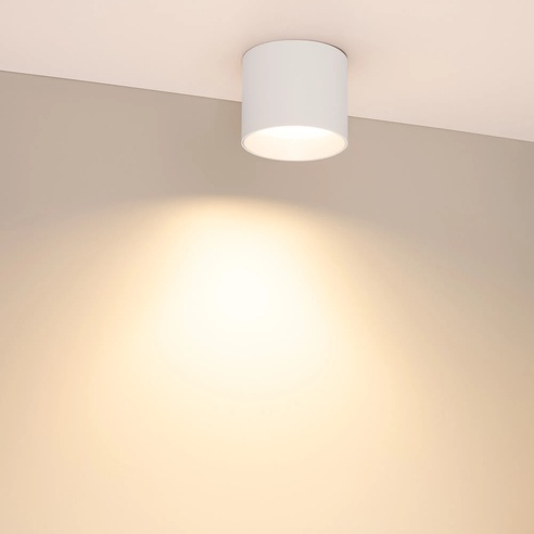 Светильник SP-BISCOTTO-R90-8W Warm3300-MIX (WH, 80 deg, 230V) (Arlight, IP54 Металл, 5 лет)