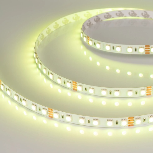 Лента светодиодная RT-B84-10mm 24V RGB (21 W/m, IP20, 5060, 5m) (Arlight, Открытый)