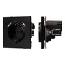Механизм розетки с USB зарядкой SCT-TENDO-MUAA-PL-BK (230V, 16A) (Arlight, -)