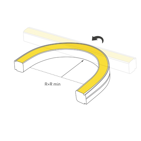 Лента герметичная SPI WAVE-SIDE-DOUBLE-BM168-16x15mm 24V RGBW-Day (15 W/m, IP67, 5m, wire x1) (Arlight, Вывод боковой, 5 лет)