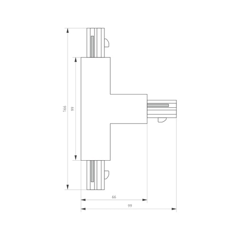 Коннектор тройной LGD-4TR-CON-EXT-R1-WH (C) (Arlight, IP20 Пластик, 3 года)