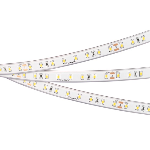 Лента герметичная RTW-PS-A80-12mm 24V Warm2400 (4.8 W/m, IP67, TWP100, 5m) (Arlight, -)