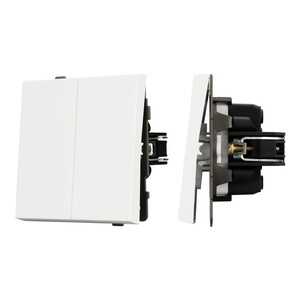 Механизм выключателя двухклавишный проходной SWT-TENDO-MKP2-SFPL-WH (230V, 10A) (Arlight, -)