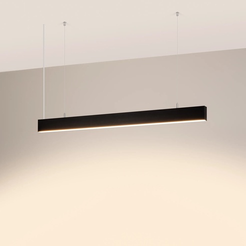 Профиль LINE-S-3667-2000 BLACK (Arlight, Алюминий)