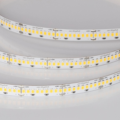 Лента ULTRA-A288-10mm 24V Day4000 (17 W/m, IP20, 5m) (Arlight, высок.эфф.200 лм/Вт)