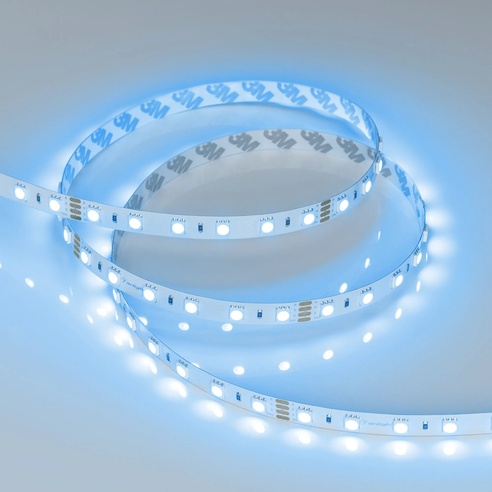 Лента светодиодная RT-B60-10mm 24V RGB (14.4 W/m, IP20, 5060, 5m) (Arlight, Открытый)