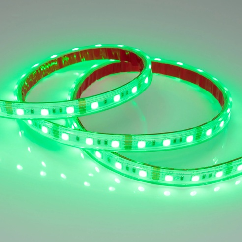 Лента светодиодная RTW 2-5000PS 12V RGB 2x (5060, 300 LED, LUX) (Arlight, 14.4 Вт/м, IP67)