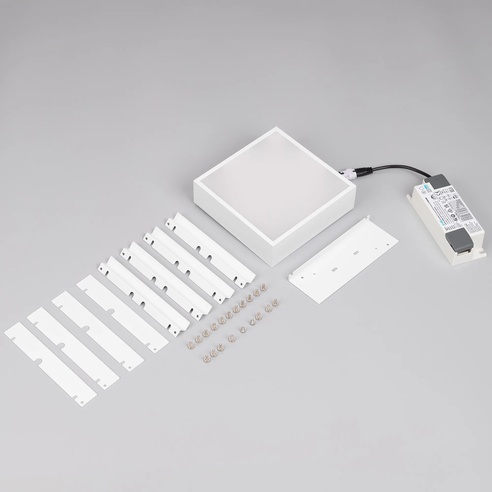 Светильник DL-GRIGLIATO-S140x140-18W Day4000 (WH, 100 deg, 230) (Arlight, IP40 Металл, 5 лет)