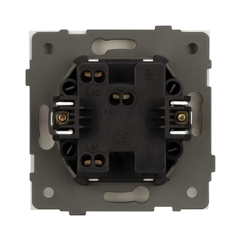 Механизм выключателя одноклавишный проходной SWT-TENDO-MKP1-SFPL-WH (230V, 10A) (Arlight, -)