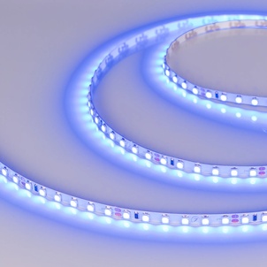 Лента RT-A120-5mm 24V Blue (9.6 W/m, IP20, 2835, 5m) (Arlight, 9.6 Вт/м, IP20)