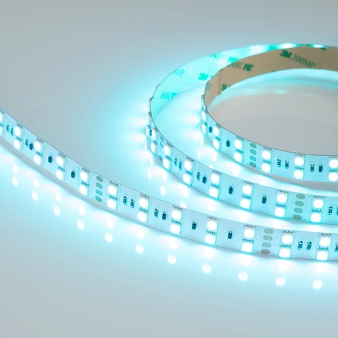 Лента светодиодная RT 2-5000 36V RGB 2X2 (5060, 600 LED, LUX) (Arlight, 26 Вт/м, IP20)