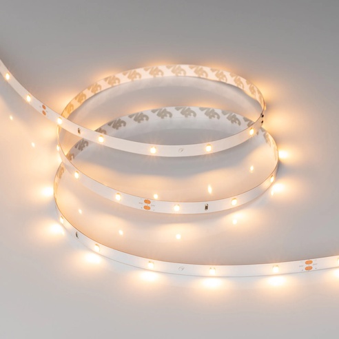 Лента светодиодная RT-A30-8mm 24V Warm2400 (2.9 W/m, IP20, 2835, 5m) (Arlight, Открытый)