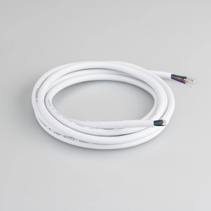 Провод питания ARL-MOONLIGHT-20AWG-4W-D4.5-CU-2000 White (Arlight, Закрытый)