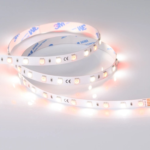 Лента светодиодная RT-B60-10mm 24V RGBW-Day (14.4 W/m, IP20, 5060, 5m) (Arlight, Открытый)