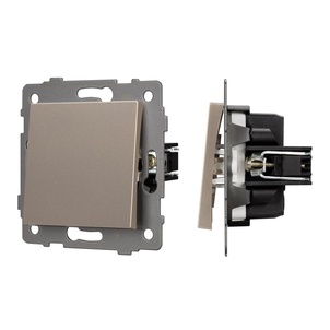 Механизм выключателя одноклавишный непроходной SWT-MK01-PL-GD-V (250V, 10A) (Arlight, -)
