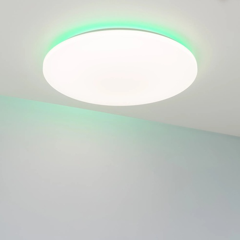 Светильник SP-FAVOR-R600-50W Day4000-MIX-RGB (WH, 100 deg, 230V, Tuya Zigbee) (Arlight, IP54 Пластик, 3 года)