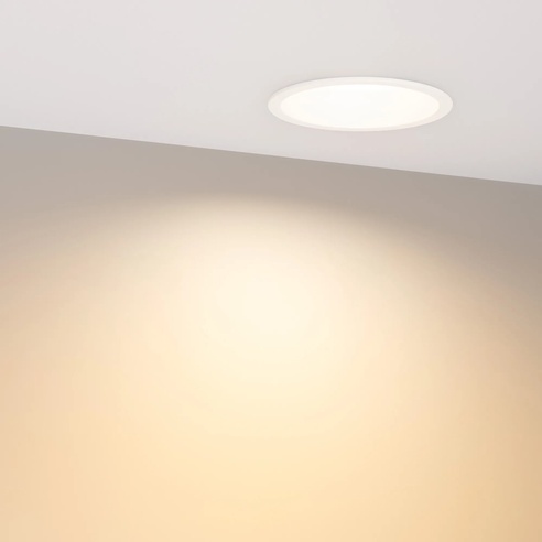 Светильник MS-BREEZE-BUILT-R104-12W Warm2700 (WH, 90 deg, 230V) (Arlight, IP20 Металл, 5 лет)