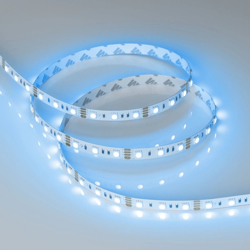 Лента светодиодная RT-B60-10mm 12V RGB (14.4 W/m, IP20, 5060, 5m) (Arlight, Открытый)