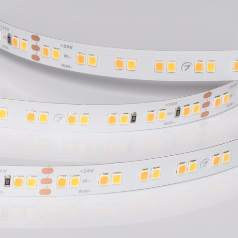 Лента UL-A160-10mm 24V Day-MIX (12 W/m, IP20, 5m) (Arlight, Изменяемая ЦТ)