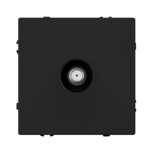 Механизм спутниковой розетки SCT-NOBE-MST1-SFPL-BK (SAT) (Arlight, Черный оникс)