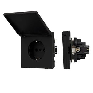 Механизм розетки влагозащищённый SCT-TENDO-MCP-SFPL-BK (230V, 16A) (Arlight, -)