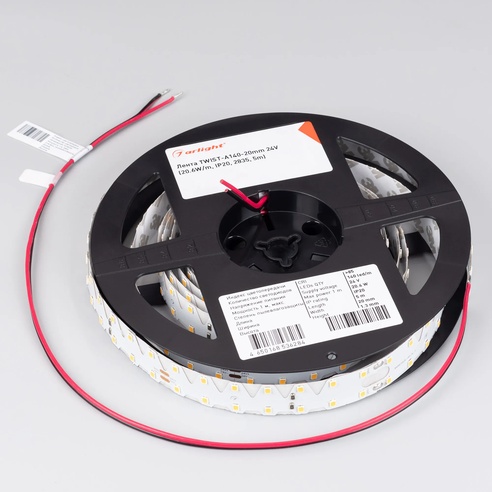 Лента светодиодная TWIST-A140-20mm 24V Day5000 (20.6W/m, IP20, 2835, 5m) (Arlight, -)