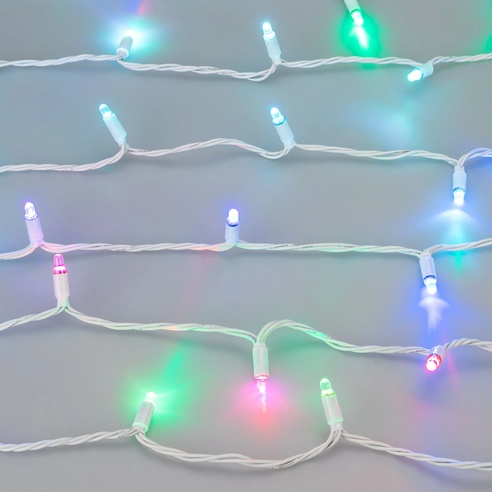 Светодиодная гирлянда ARD-STRING-CLASSIC-15000-WHITE-100LED-LIVE RGB-SPI (12V, 53W) (Ardecoled, IP65)