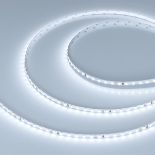 Лента светодиодная RT-A120-5mm 24V White6000 (9.6 W/m, IP20, 2835, 5m) (Arlight, 9.6 Вт/м, IP20)