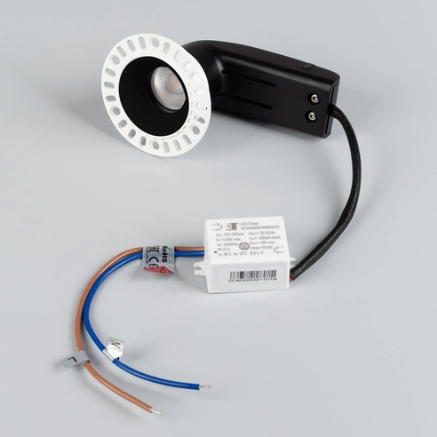 Светильник MS-RIALTO-TRIMLESS-R40-9W Day4000 (BK, 36deg, 230V) (Arlight, IP20 Металл, 5 лет)