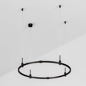 Трек ART-APRIORI-ROUND-HANG-R1000 (BK) (Arlight, IP20 Металл, 3 года)